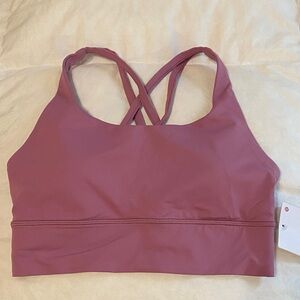 Lululemon Velvet Dust Energy Longline Bra Size 6 NWT